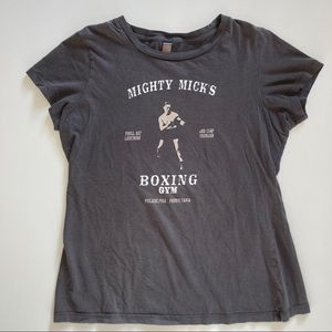 Mighty Mick's Boxing Gym Gray Women's Short Sleeve Tee